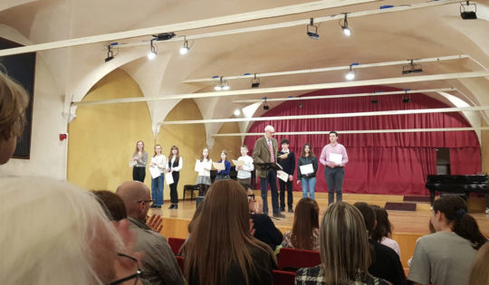 Premio “Migliori allievi delle scuole pubbliche e private convenzionate con il Conservatorio A.Pedrollo di Vicenza”