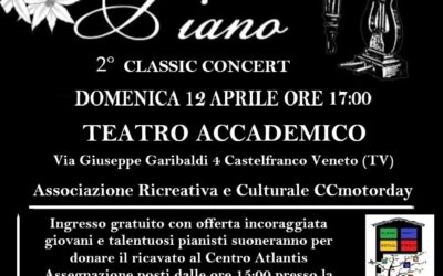 Concerto pianistico benefico al Teatro Accademico di Castelfranco Veneto